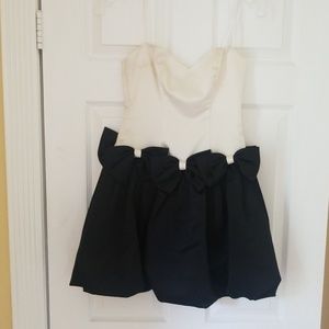 Back and white dress